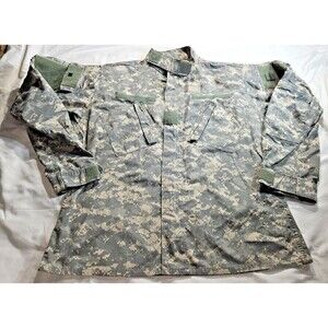 ARMY ACU DIGITAL camo COMBAT UNIFORM SHIRT COAT propper cotton ripstop large LL